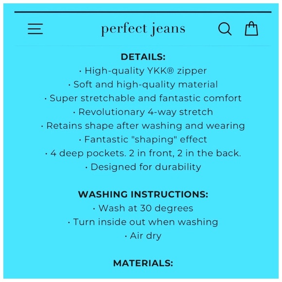 Perfect Jeans Men’s ‘Oceans’ Medium-Blue Slim-Fit Jeans / 28” x 30” - Picture 10 of 12